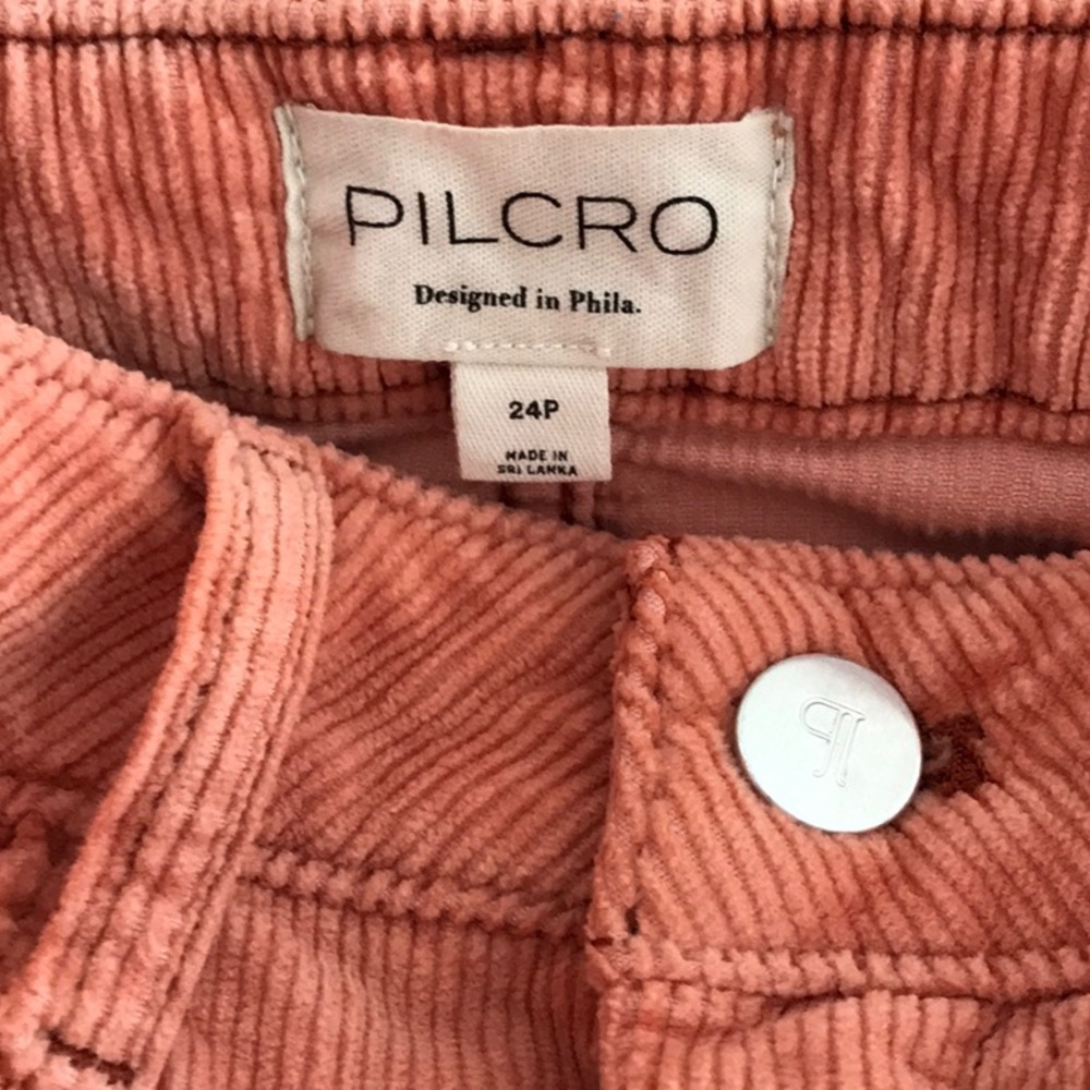 Anthropologie 🍑 Pilcro Corduroy Barrel Pants Size 24p petite in ✨NEW✨ Condition - Picture 4 of 12